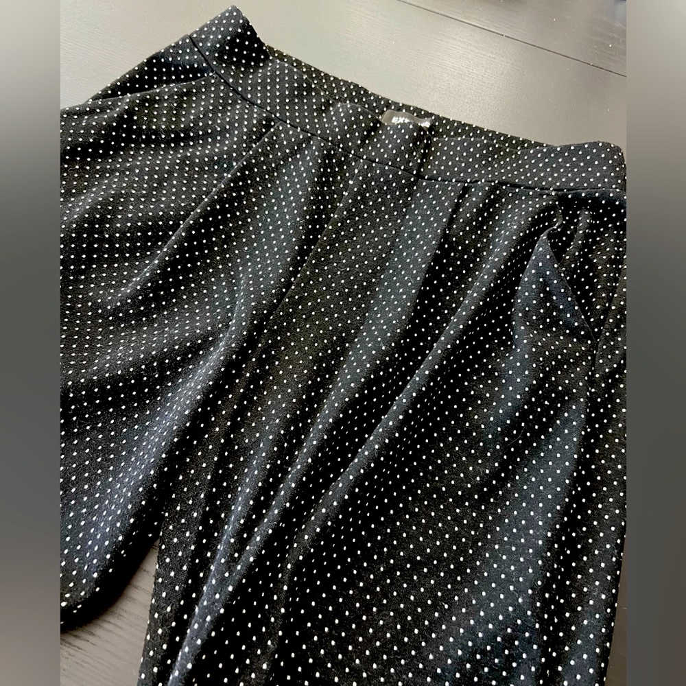 Express Polka Dot Stretch Work Pants